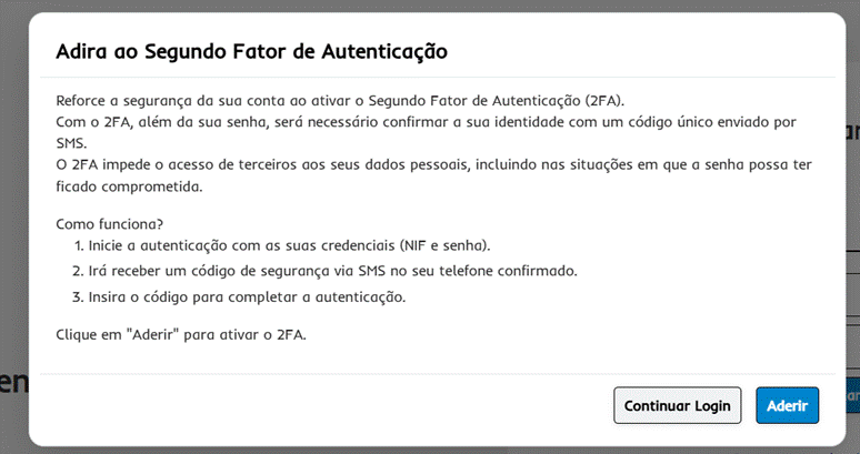 Finanças autentication picture