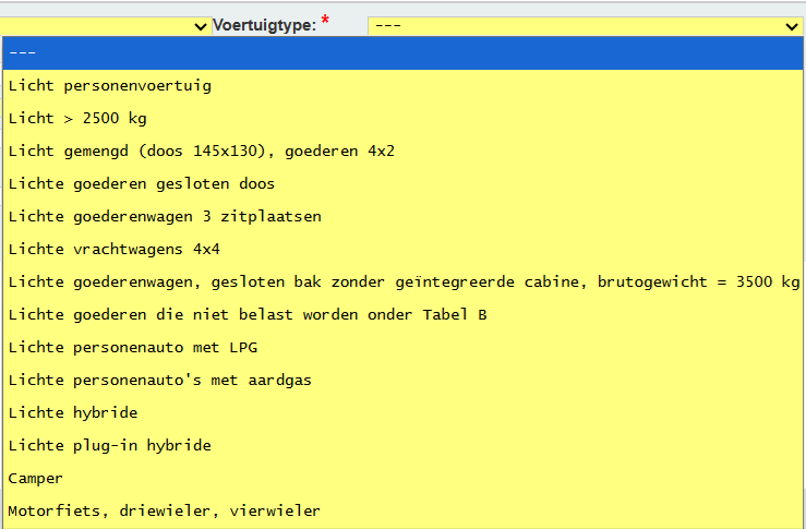 Vehicle Type translation picture